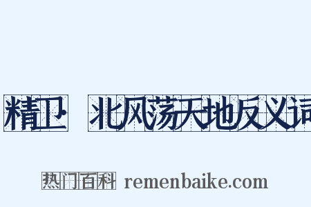 精卫·北风荡天地反义词是什么意思的图片